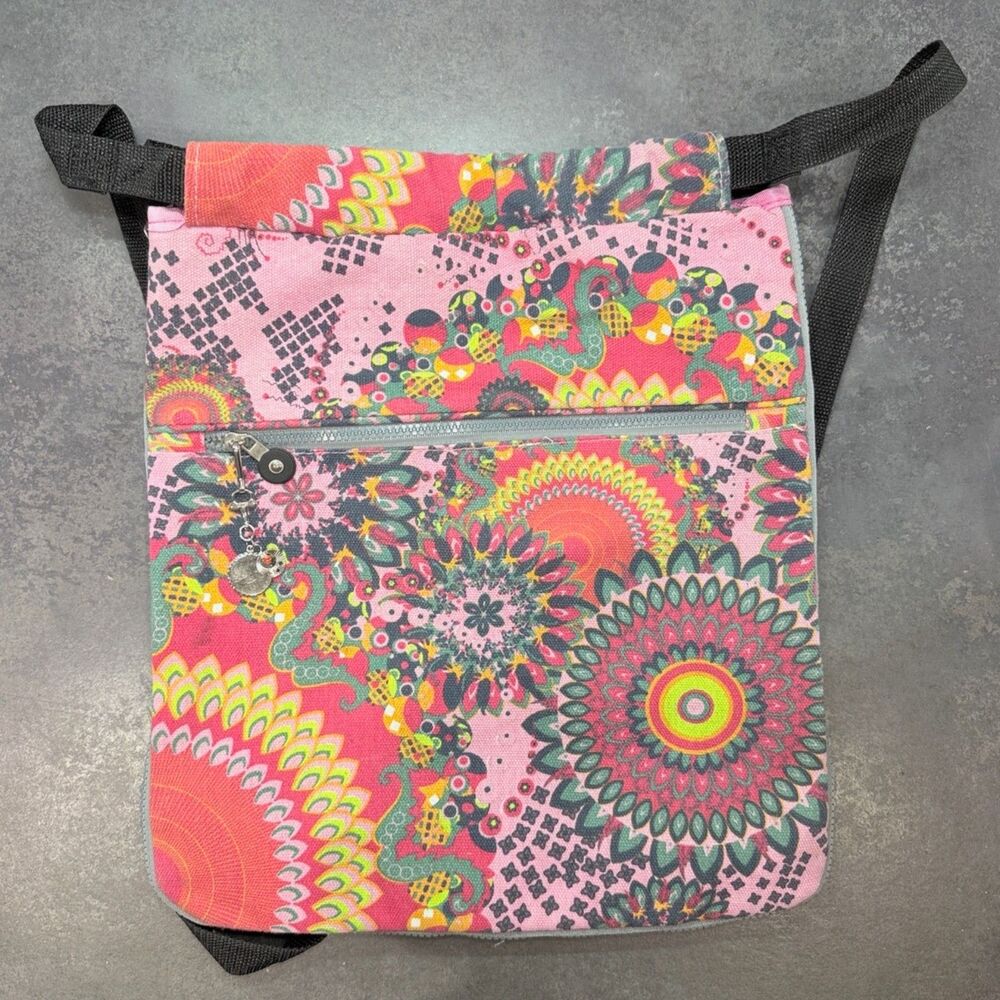Mandala Expandable Backpack Convertible Drawstring Bag
